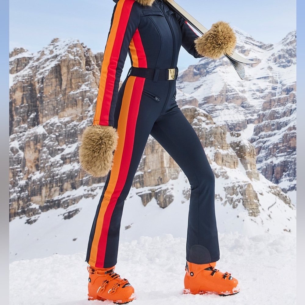 GOLDBERGH Suki Ski Suit in Navy French Blue NWT